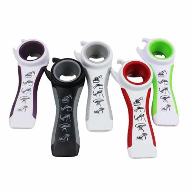 

5 in 1 Multi function multi-function Stainless Steel plastic Can jar bottle open can Opener Beer Good Kitchen Tool tools