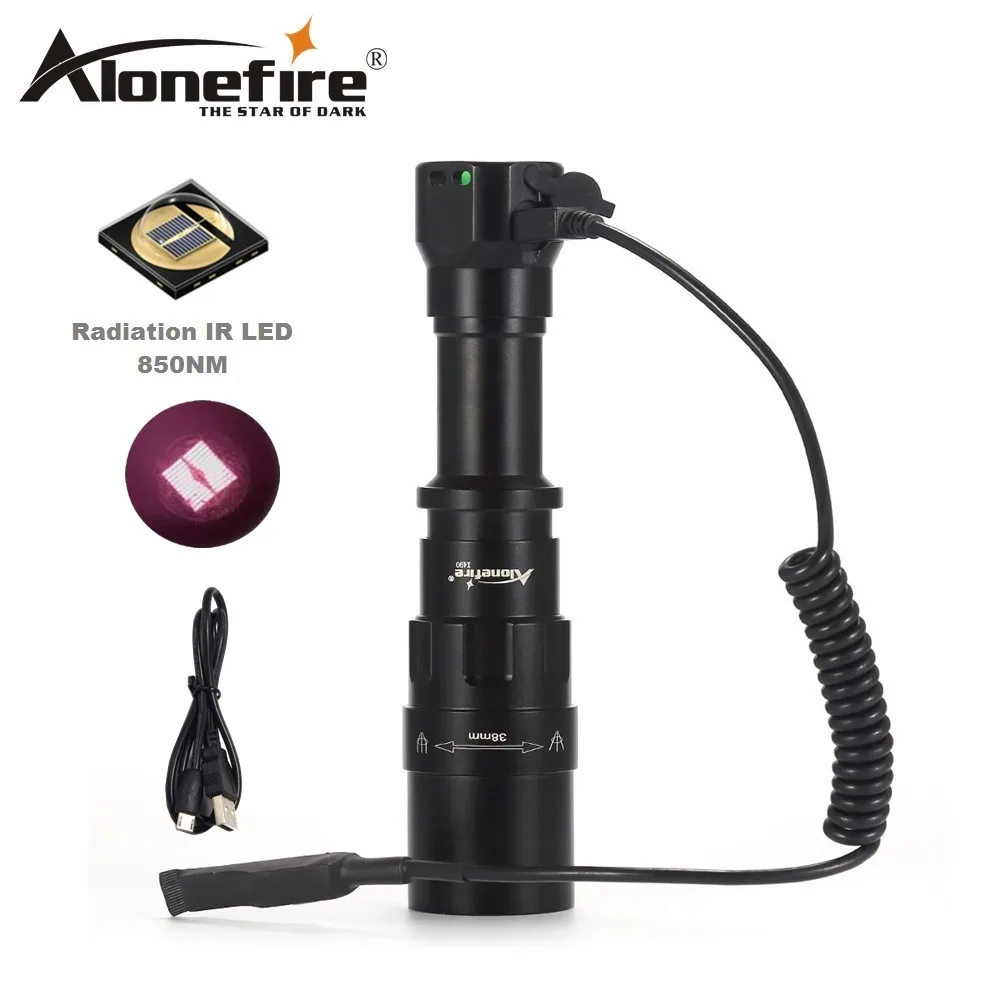 

AloneFire X490 Infrared Red IR 850nm Zoomable 1 Mode IR Flashlight