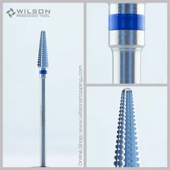 Straight Edge with Spiral Cut - Standard(5001202) - ISO 176 - Tungsten Carbide Burs - WILSON Carbide Nail Drill Bit&Dental Burs