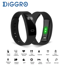 QS80 Bluetooth font b Smart b font Band Bracelet font b Wristband b font Heart Rate