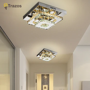 

Modern Crystal LED Ceiling lights Fixture For Indoor Lamp lamparas de techo Surface Mounting Ceiling Lamp For Bedroom