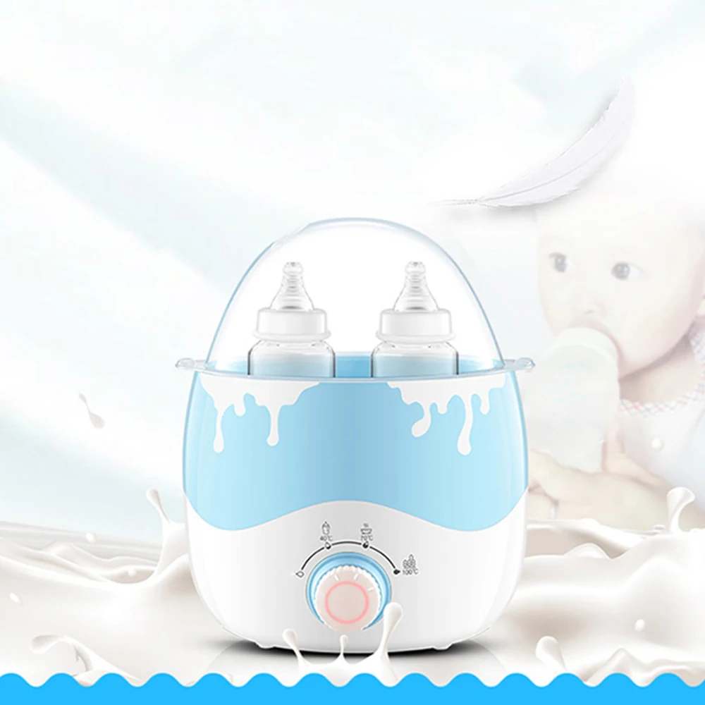 

Baby Milk Warmer Bottle Thermostat Multifunction Baby Bottle Warmer Steam Sterilizer 2 in 1 Automatic Hot Milk Infant Supplies