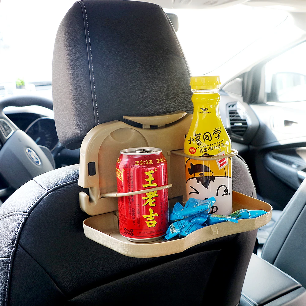 自動食品カップトレイ車折りたたみテーブルホット販売車のカップホルダーホルダー車後部座席テーブルカーアクセサリー Accessories Cat Car Charger Nokia 5800accessories Bmx Aliexpress