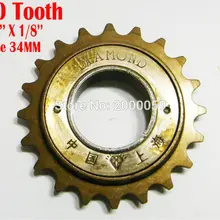 20 зубцов Велосипед маховик подходит 1/" x 1/8" цепь Звездочка COG 12,7x3x20 T циклов