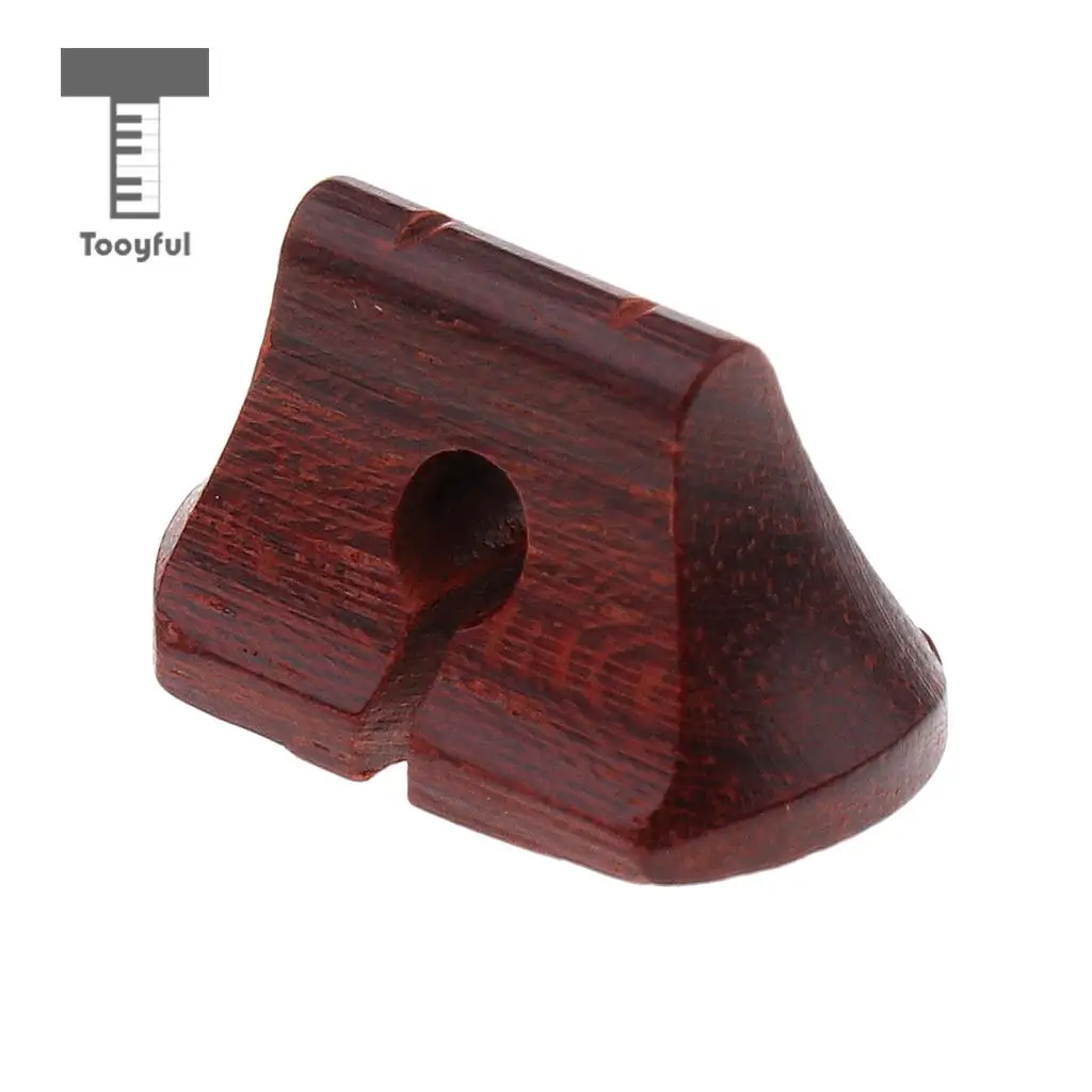 Tooyful 1 Piece Professional Red Sandalwood Erhu Bridge String Instrument Parts 
