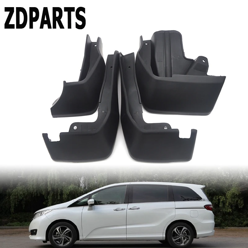 ZDPARTS Car Front Rear Mudguards For 2014 2015 2016 2017 Honda Odyssey