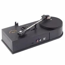 2017 New USB Portable Mini Vinyl Turntable Audio Player Vinyl Turntable to MP3/WAV/CD Converter without PC 33RPM EC008B