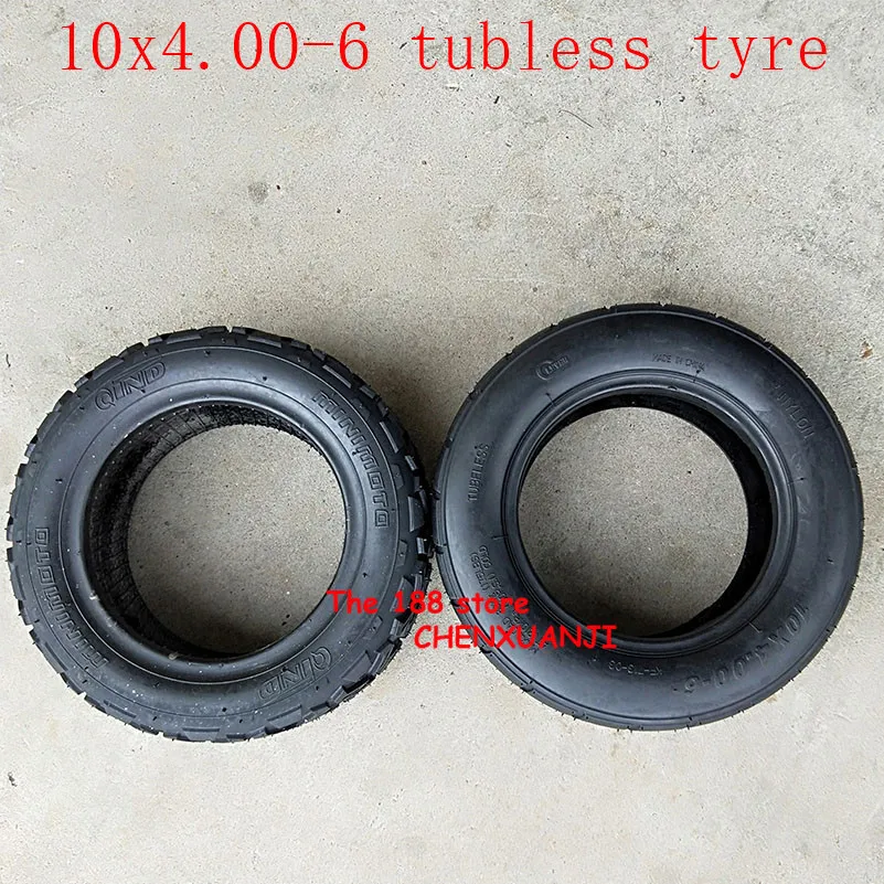 Бескамерная вакуумная шина 10X4.00 6 10*4 00 для скутера Harley Electric Citycoco Go karts ATV Quad bike OFF