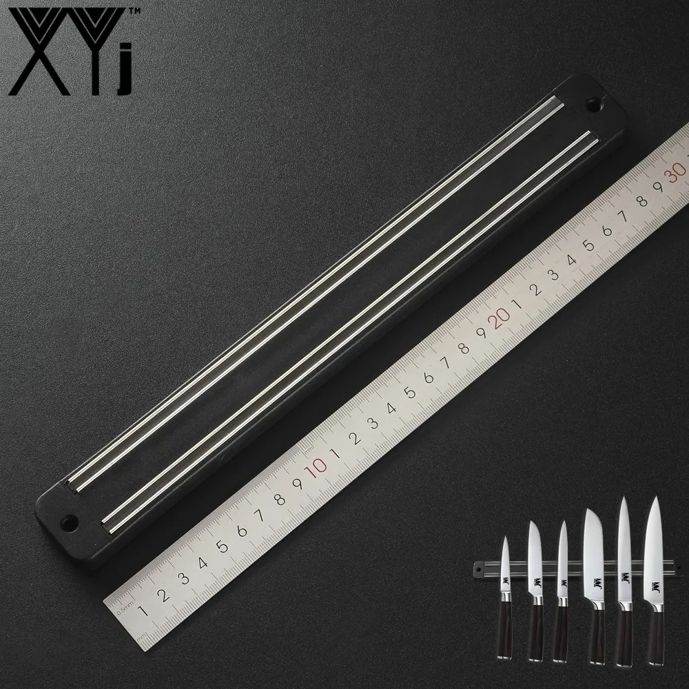 

XYj Magnetic Knife Holder 7.5 inch 11.5 inch 13 inch Wall Mount Black ABS metal Knife For Placstic Block Magnet Knife Holder