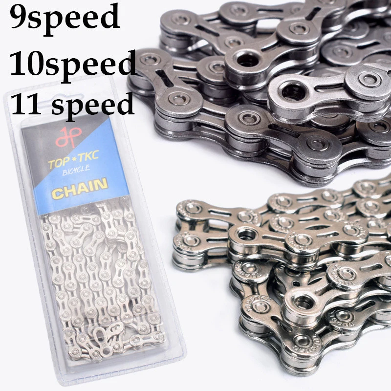 

Bicycle chain hollow bike chains 9 10 11 speed EL 116 links ultralight MTB mountain road bike variable 27 30 33 speed