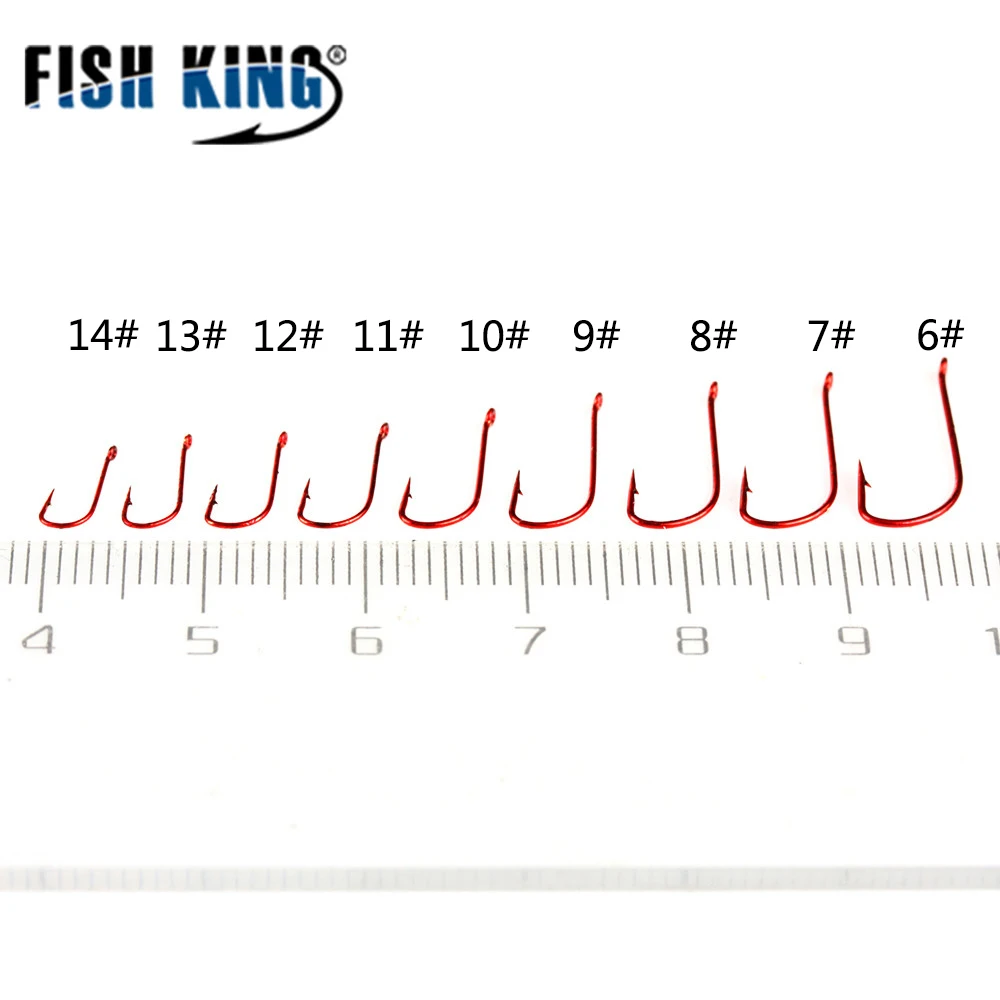 FISH KING 10pcs Fishing Hook SODE Barbed Fishhook Bent Baitholder Fly Fishing Tackle AD Sharp Ringed Carp Hook GAC FISH KING 10pcs Fishing Hook SODE Barbed Fishhook Bent Baitholder Fly Fishing Tackle AD Sharp Ringed Carp Hook GAC
