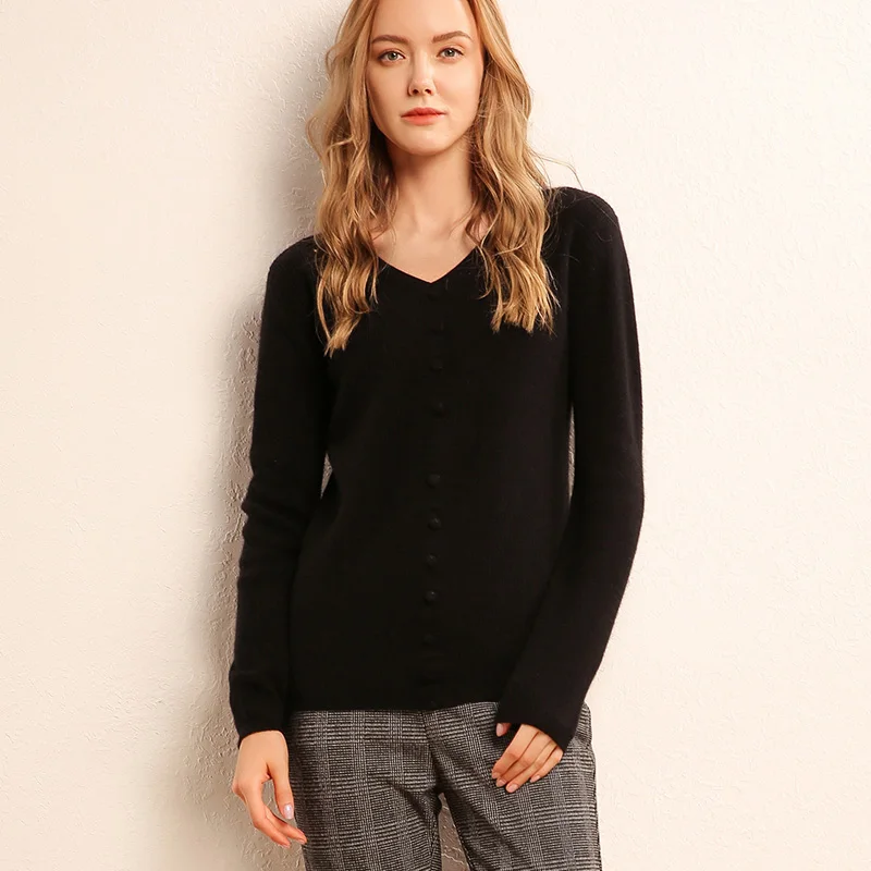 adohon 2018 womens winter Cashmere sweaters and auntmun women knitted Pullovers High Quality Warm Female Vneck Solid Casual adohon 2018 womens winter Cashmere sweaters and auntmun women knitted Pullovers High Quality Warm Female Vneck Solid Casual