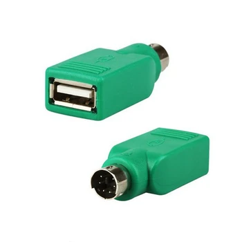 

USB Female to PS2 PS/2 Male Adapter Converter keyboard Mouse Allows use a USB Mouse only on a PS/2 Port A30