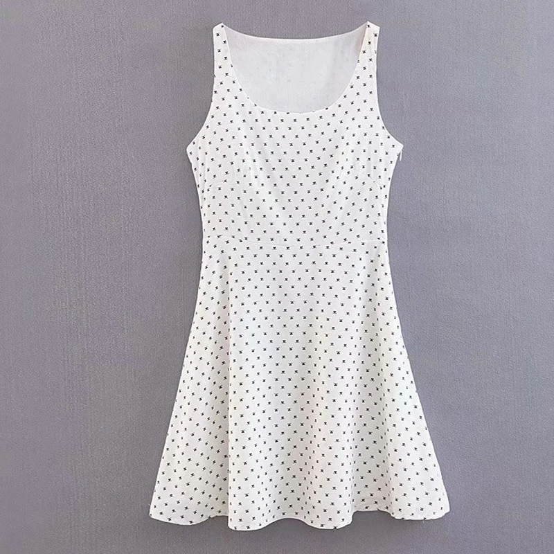 Women's Clothing Dress 2019 Chiffon Stretch Fabric Fashion Dot Dress Ms Summer Street Sexy Slim Fit Temperament Clothing