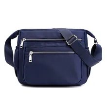Водонепроницаемые нейлоновые женские сумки через плечо, Повседневная винтажная вместительная сумка на плечо, женская сумка, женские сумки-мессенджеры, Bolsa Feminina