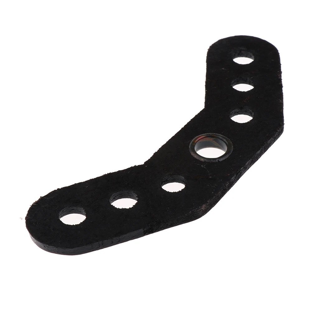 Footful Archery Bow Wrist Sling Leather Yoke Bracket Mount Outdoor Hunting Accessories Black/Brown