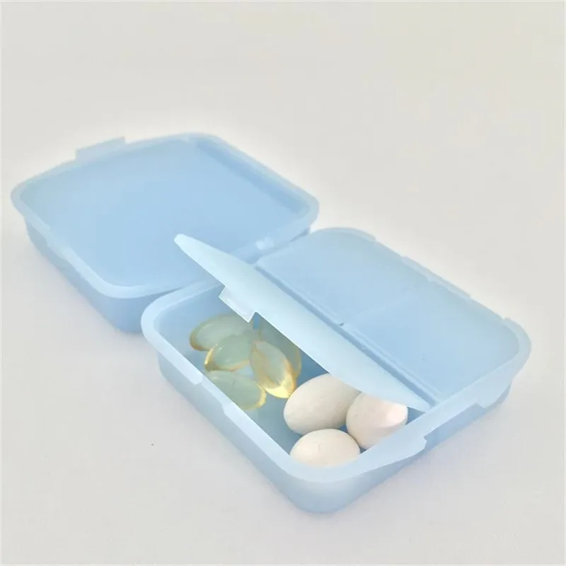 

5pcs/Bags Plastic PP Medicine Box Family Medicine Box Plastic Two - layer Storage Box Storage Box Manufacturers Selling