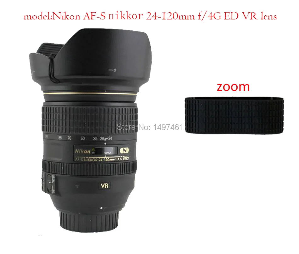 

Lens Zoom Rubber Ring/Rubber Grip Repair Succedaneum For Nikon AF-S nikkor 24-120mm f/4G ED VR lens