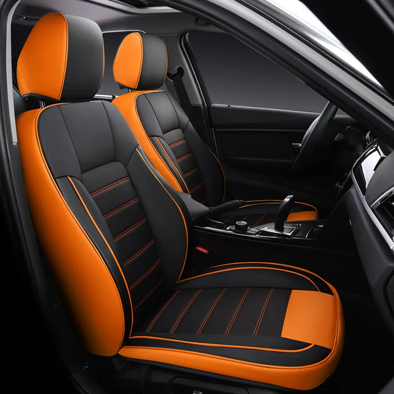  Custom car Seat Cover for Hyundai Veloster Elantra Santa Fe ix35 Tucson i30 Coupe Azera Rohens Matr