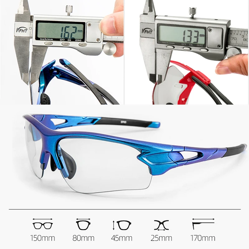 ROCKBRO, новинка, велосипедные очки, фотохромные, UV400, близорукость, оправа, градиентные, синие, спортивные солнцезащитные очки, для мужчин, женщин, велосипед, наглазник