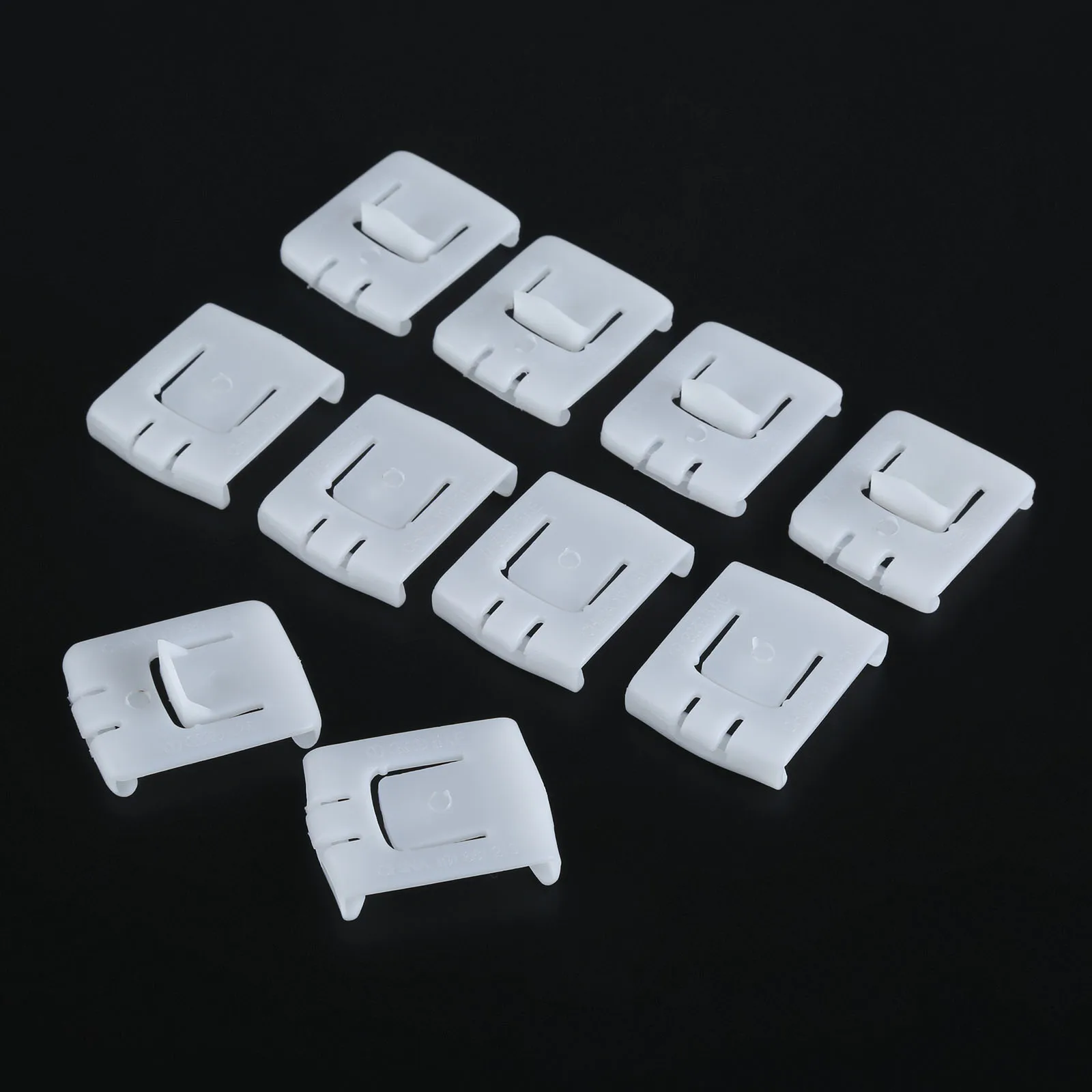 

10Pcs Inner Outer Seat Rail Runner Slider Guide Clips For Audi V W MK1 MK2 MK3 Rabbit Golf Corrado Seat Auto Fastener Clip