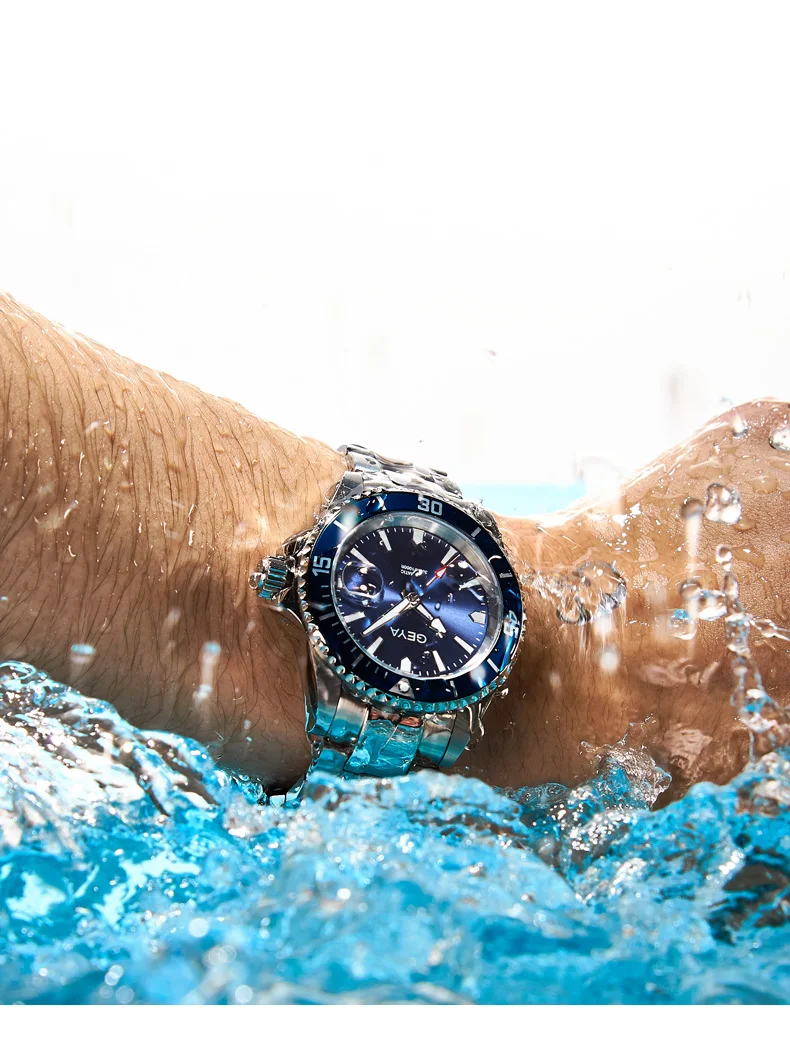 Geya Miyota мужские часы Submariner Diver RLX люксовый бренд Мужские часы зеленый светящийся сапфир автоматические механические наручные часы