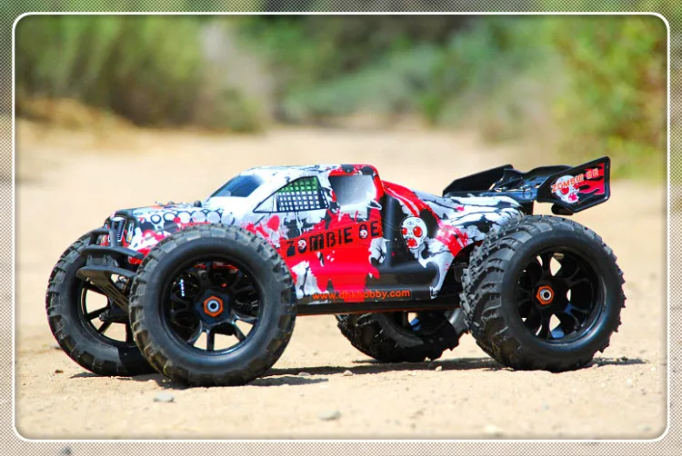 DHK zombies1: 8 Масштаб водонепроницаемый 4WD прочность, чем vkar bison высокая скорость электроники дистанционного управления Монстр грузовик, rc гоночные автомобили