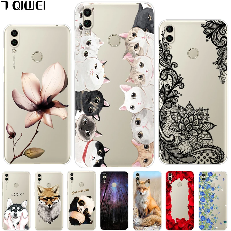 

6.26'' For Huawe Honor 8C Case Silicone Soft Clear TPU Back Cover For Huawe Honor 8C Case BKK-L21 BKK L21 Honor 8 C Honor8C
