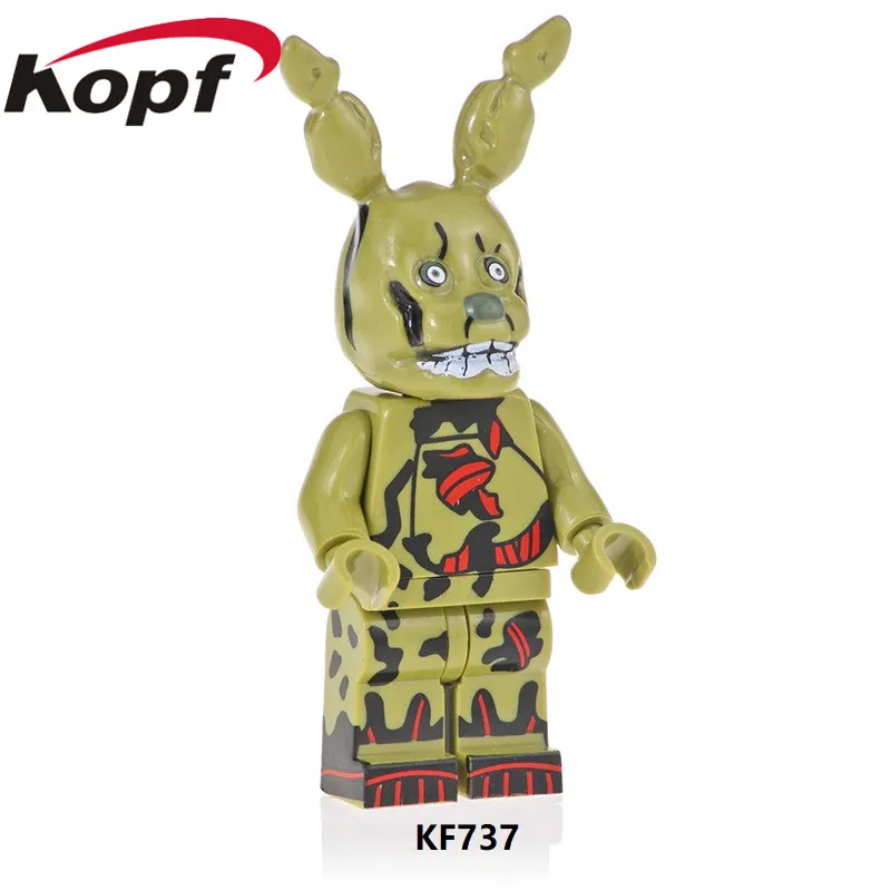 

Building Blocks Bricks Cartoon Movie Figures Five Nights at Freddy's Foxy Golden Freddy Collection Gift Toys For Kids KF737