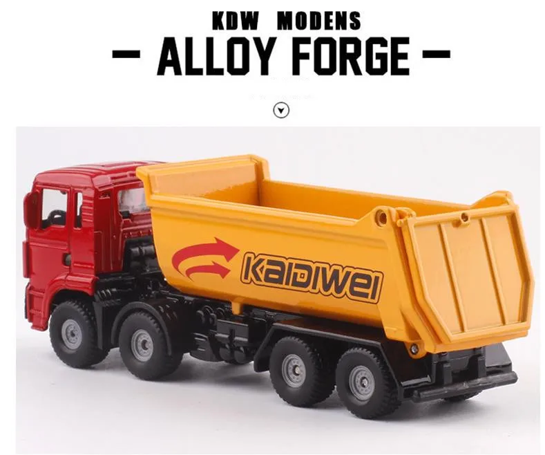  50% discount carshigh simulation engineering vehicle model1: 72 alloy Dump truckmetal castingstoy v