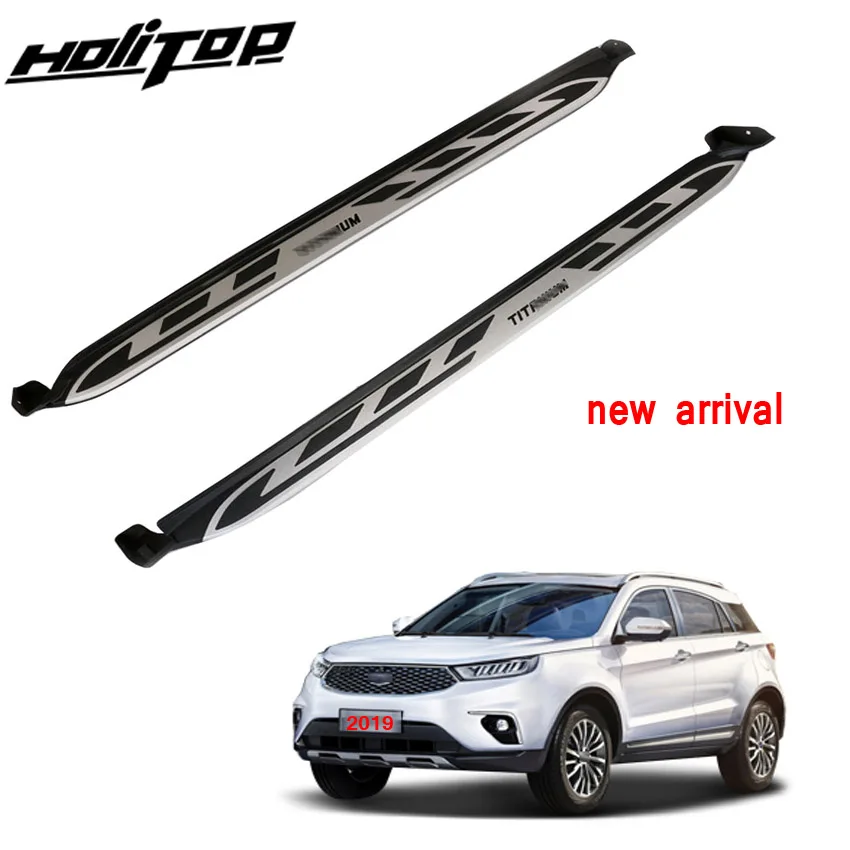 

new arrival side step side bar pedals foot board for FORD TITRNIUM/EcoBoost 2019,thick aluminum alloy surface,by ISO9001 factory