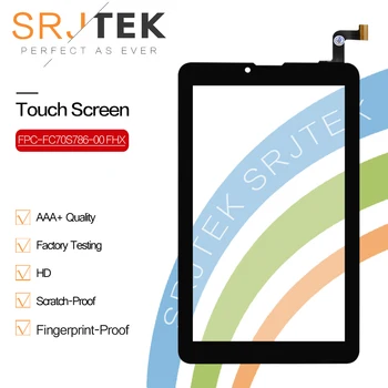 

SRJTEK 7" for FPC-FC70S786-00 FHX FPC-FC70S786-02 Tablet PC Touch Screen Capacitive Panel Digitizer Glass Sensor Replacement