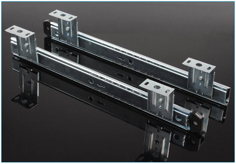 27MM muted slide furniture hardware drawer rail computer desk slide