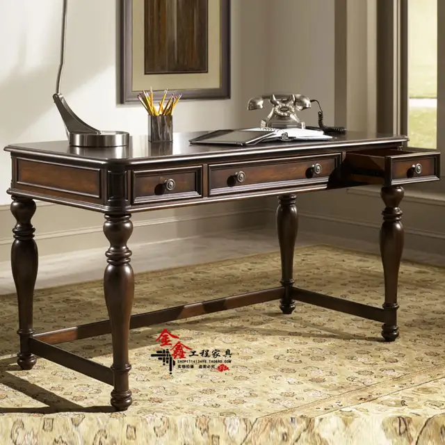 American Rustic Antique Desk Continental European Rustic Antique Desk Continental