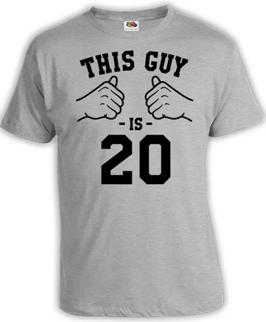 personalized birthday shirt 20th