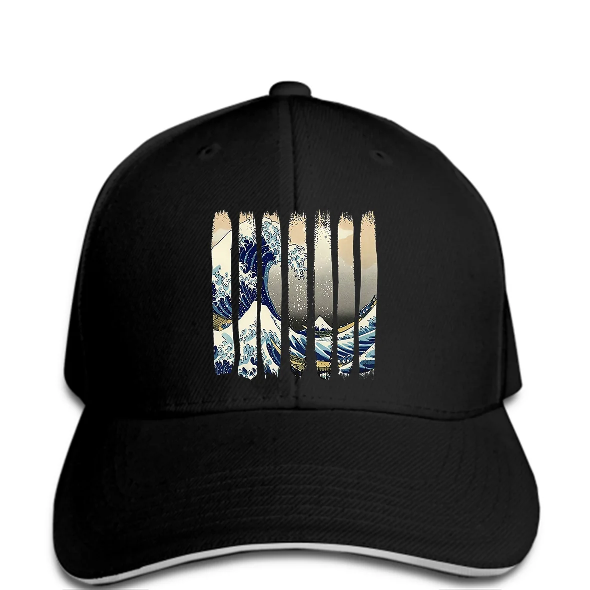 

Men Baseball cap Edo Japan Hokusai Great Wave Off Kanagawa Tsunami Scenery Fashion Hat novelty tsnapback women