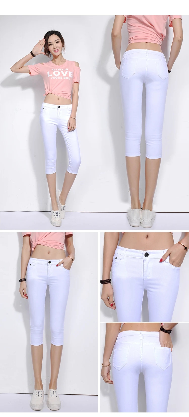 Summer new pants pants female summer pencil pants autumn Korean casual shoes pants feet small short pants (10)