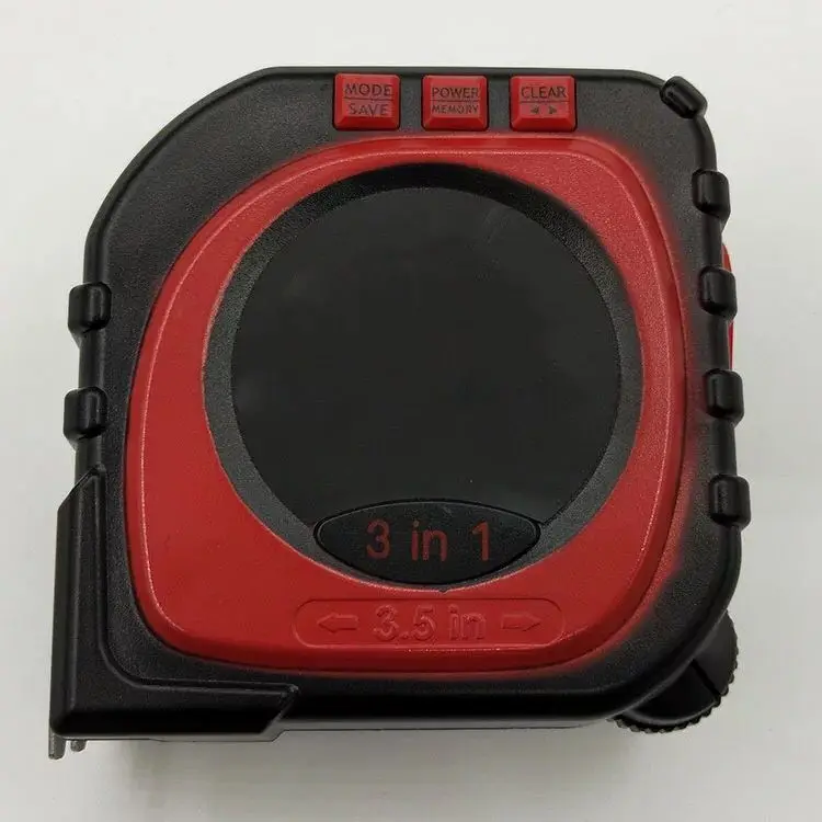 Профессия измерения 3-в-1 цифровая рулетка строка лазерный ролик Sonic зубная щётка режима измерения Королевский инструмент кабеля в рулоне Режим высокой точности