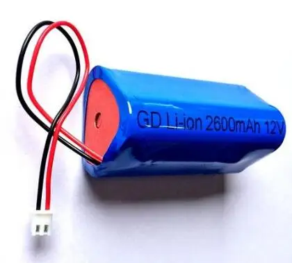 

free shipping 11.1v 12v 18650 2600mah li-ion 18650-3S battery pack 12V 18650 lithium battery monitor loudspeaker battery