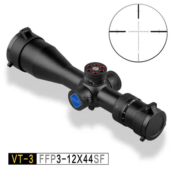 

Riflescope hunting Discovery VT-3 3-12X44 SF FFP compact First Focal Plane optical sight Sniper Tactical Airgun Rifle Scope