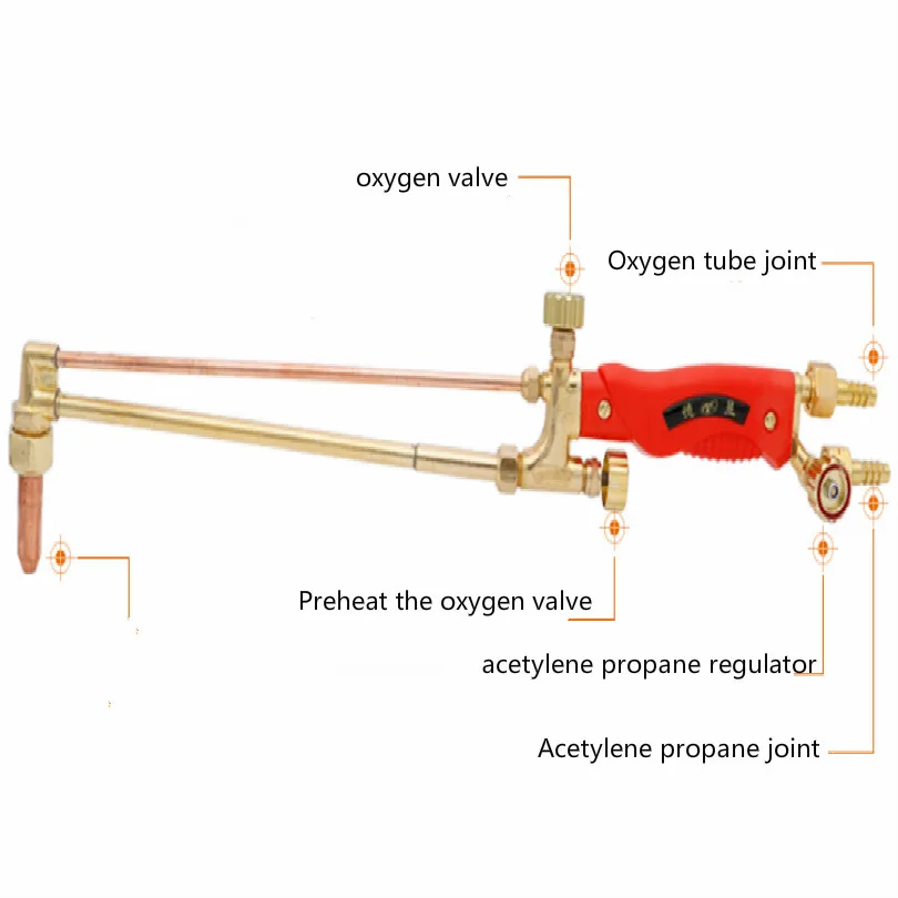 Газовое сварочное оборудование сварочный аппарат сварочный пистолет газовый резак инструмент из нержавеющей стали медь