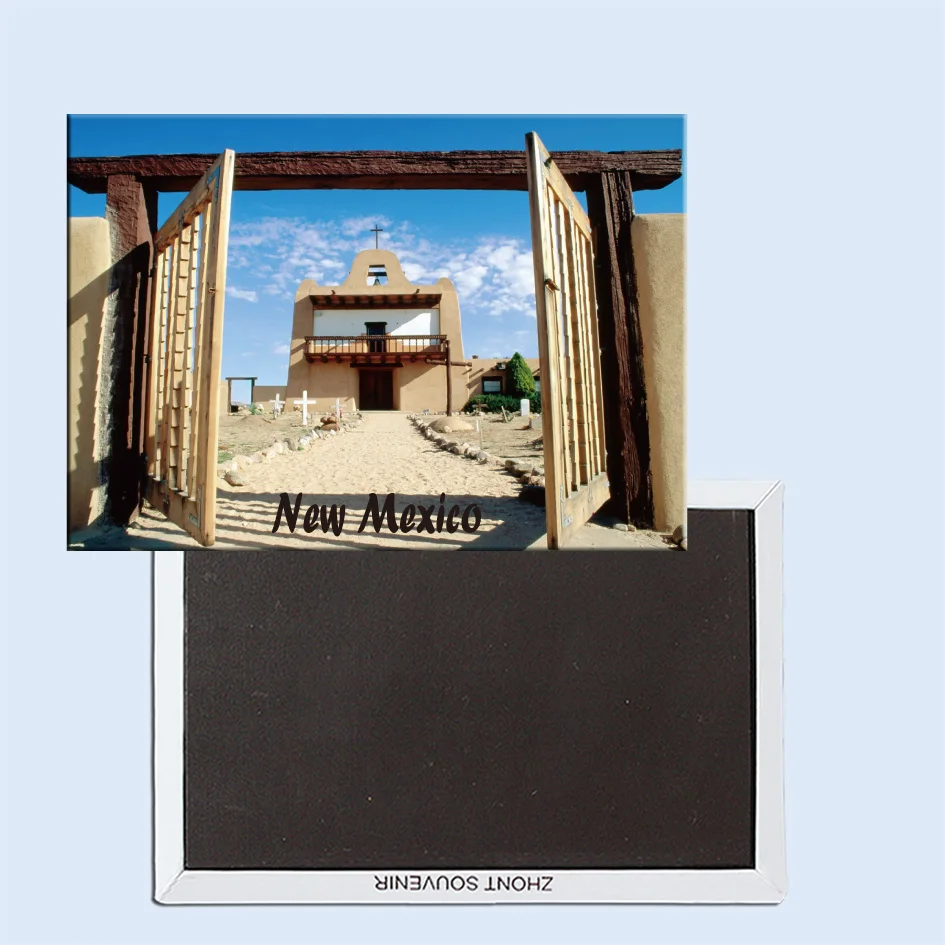 

Travel Refrigerator Magnets 78*54mm,San Ildefonso Pueblo, New Mexico Travel Rigid Fridge Magnets 24922