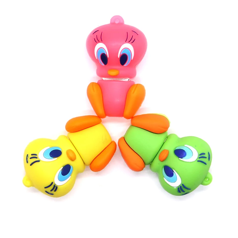 Pendrive cartoon Tweety DUCK usb stick pendrive 4GB 8GB16GB 32GB 64GB cute memory stick mini computer gift usb flash drive
