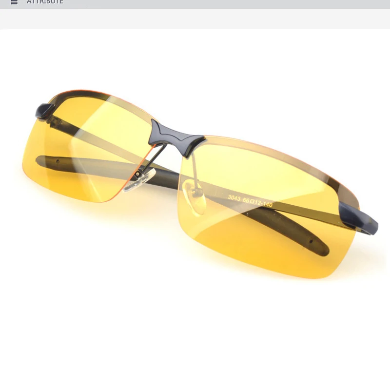 Day Night Vision Men's Polarized Sunglasses Anti-Glaring Night Driving Sunglasses Yellow Lens Eyewear Fashion Glasses Day Night Vision Men's Polarized Sunglasses Anti-Glaring Night Driving Sunglasses Yellow Lens Eyewear Fashion Glasses