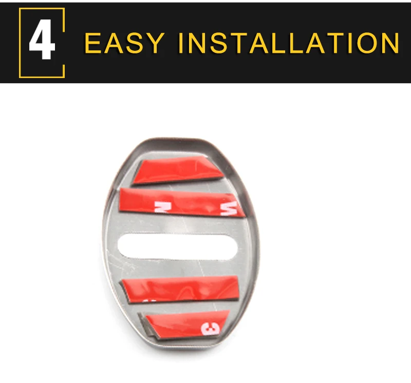 Gelinsi For Volkswagen Golf 7 Golf 7.5 Car Styling Door Gate Locker Lock Cap Cover Trim Frame Sticker Interior Accessories