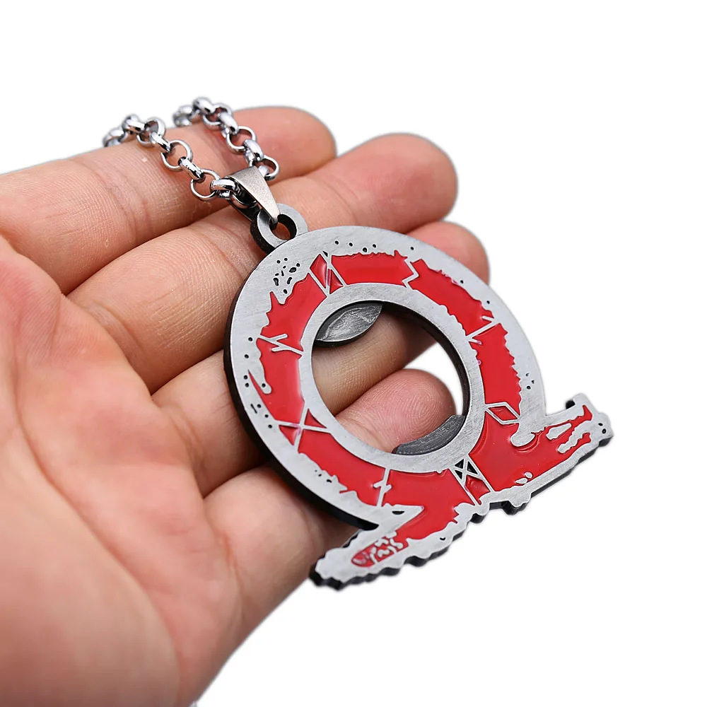 God Of War 4 Necklace Bottle Opener Game Logo Metal Pendant Fashion Link Chain Men Women Necklaces Charm Gifts Jewelry God Of War 4 Necklace Bottle Opener Game Logo Metal Pendant Fashion Link Chain Men Women Necklaces Charm Gifts Jewelry