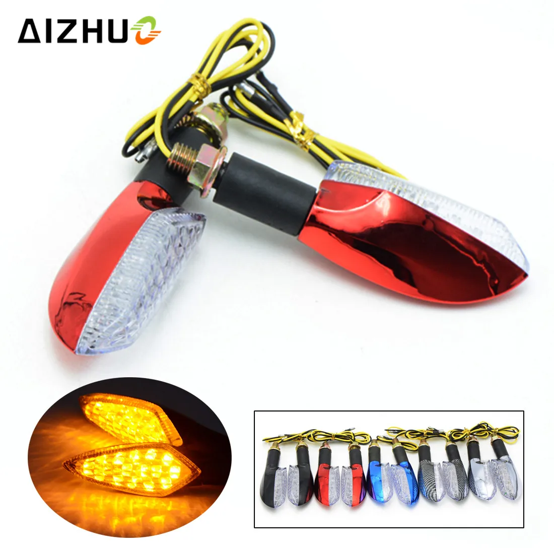 

For HONDA CB650F MSX 125 MSX125 CB190R CB250R Motorcycle LED Turn Signal Lights Scooter Flasher Arrow Indicators Flasher Lights