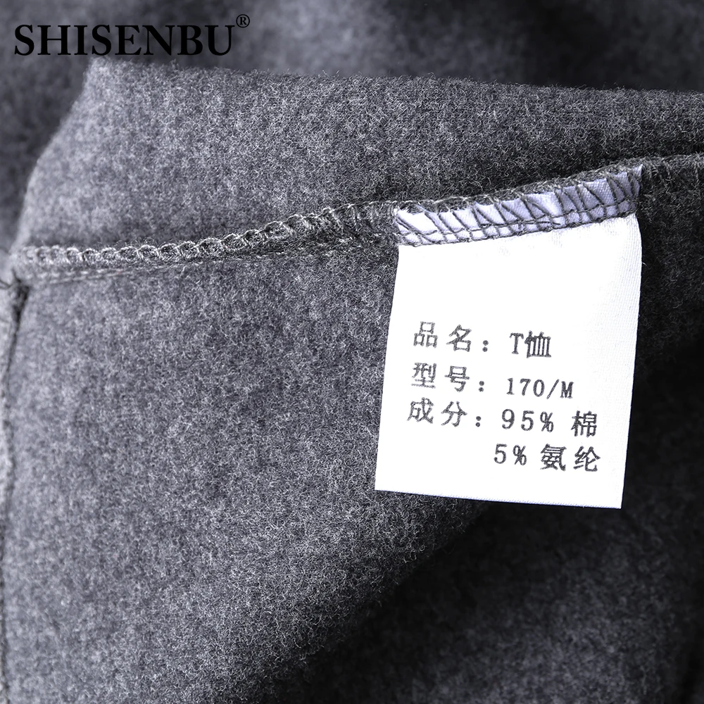 95% Cotton Undershirts Long Sleeve bodysuit Fitness warm Inner Undershirts close-fitting Relax Stretch men clothes oversize 4xl (6)