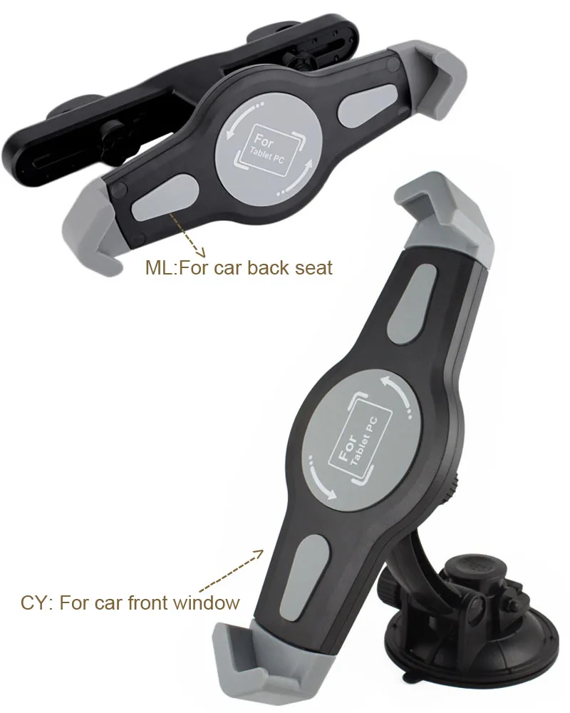 Rotary Window Suction Car Back Seat Headrest font b Tablet b font GPS font b Holders