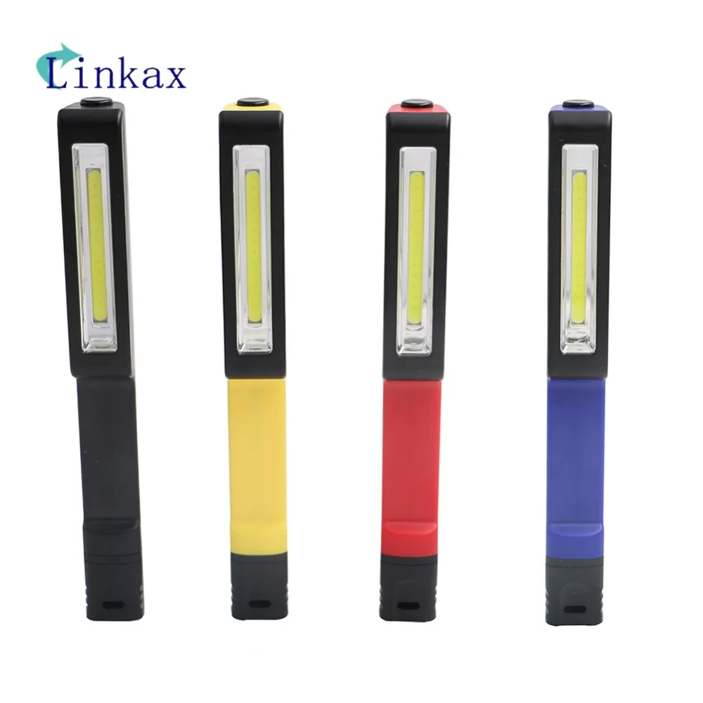 

Multi-purpose Mini COB LED Flashlight Emergency Working Light Magnet Pocket Clip-on Super Bright Camping Pen light Torch Lamp